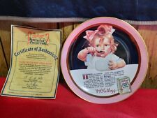 Kellogg’s Nostalgia Collection Plate 1988 Girl With The Pink Bow Series 1 picture