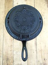 Rare Antique 1800's Cast Iron Smith Francis & Wells Chester Co. Pa. Waffle Maker picture