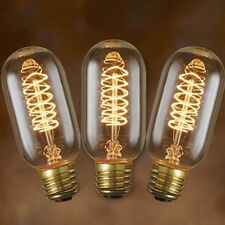 3-Pack - Nostalgic Edison Light Bulb -Spiral T14 - Vintage Style Repro - 40W -   picture
