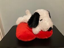 Hallmark Plush Peanuts Soft Snoopy With Red Valentine's Day Heart Pillow picture