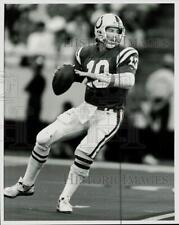 1989 Press Photo Jack Trudeau, Indianapolis Colts quarterback in game action picture