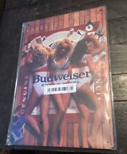 Tin/Metal Sign/Poster 1980s Girls Budweiser Beer 🍺  picture