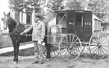 US Mail Letter Carrier Horse Drawn Wagon RFD picture