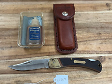 Vintage Schrade 6 OT   knife  with sheath stone and oil (22969) picture