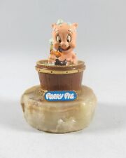 Ron Lee PORKY PIG BATHING Bronze Sculpture on Onyx Marble Base 391/2750 picture