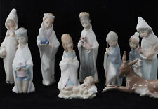 Lladro 10 Piece Nativity Set #4670- 4679, (Missing Cow, #4680) picture