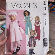2006 McCall’s Girls Sewing Pattern 5167 Size 1-4 Uncut picture