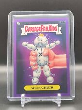 2020 Topps Garbage Pail Kids Chrome 3 - STUCK CHUCK 85a Purple Refractor /250 picture