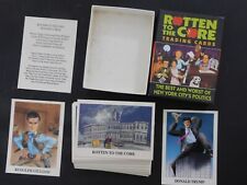 1989 ROTTEN TO THE CORE NM COMPLETE SET 1-36 DONALD TRUMP ROOKIE CARD RC picture