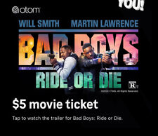 Atom $5 Bad Boys Ride or Die Movie EXP June 9, 2024 IMAX picture