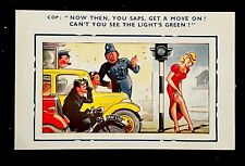 “Get A Move On, The Light’s Green” Vintage Comic Postcard Bamforth Co picture