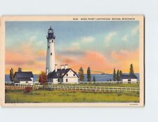 Postcard Wind Point Lighthouse, Racine, Wisconsin picture