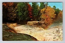 MI-Michigan, Fall Time at The Lower Tahquamenon Falls, Vintage Postcard picture