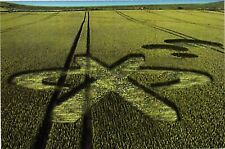 Vintage Postcard 4x6- XMission logo mowed into a field, Xmission picture