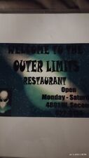 Vintage The Outer Limits Lounge Restaurant Menu picture