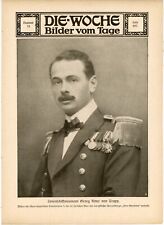 Captain Georg von Trapp (Sound of Music) orig 1915 German Magazine Portrait picture
