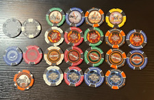 LOT OF 23 - HARLEY DAVIDSON Poker Chips - NEW - AWESOME ASSORTMENT OF CHIPS picture