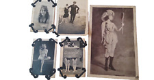 Swimsuit Girls Beach Antique Cabinet Card Halsey Photo Lot of 5 picture