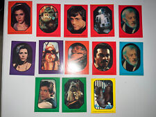 1983 Stat Wars Return Of The Jedi - All 13 In Photo. picture