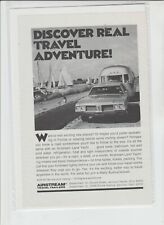 Original 1972 Airstream Travel Trailer Magazine Ad with an Oldsmobile Wagon picture