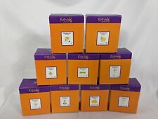 Lot Of 9 NEW Vintage Dept 56 Halloween Krinkles New Figurines Ornaments picture