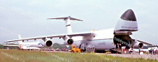 USAF Lockheed C-5 Galaxy Military Transport Plane Original 35mm Photo Slide picture