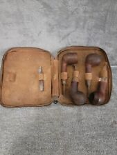 GBD Vintage Estate Pipes Lot Of Four Pipes With Case  picture