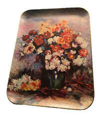 Rossini Japan Tray Renoir “Bouquet of Chrysanthemes”((sp) Papier Mache 12”x9” picture