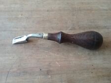 Antique C.S. Osborne no.5 Leather French Edge Skiving Tool 3/8