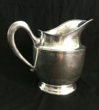Taber & Tibbits VTG Antique T&T Hand Hammered Silver Plate Water Pitcher NS 420 picture