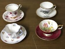 Ten Vintage Bone China Tea Cups & Saucers Paragon Salisbury Shelley Ansley picture