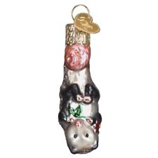 Old World Christmas Gumdrops Mini Opossum Glass Ornament 2.5 inch Miniature picture