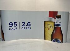 Michelob Ultra Corrugated Roll Out Advertising Sign Banner 20 ft picture
