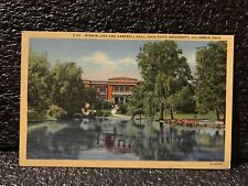 Mirror Lake And Campbell Hall Ohio State University Vintage Postcard Unposted  picture