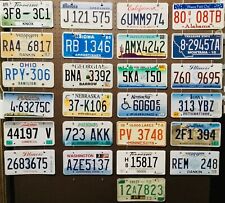 Large lot of 25 old colorful license plates - bulk - many states - low shipping picture