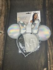 NEW Authentic Disney 100th Anniversary Minnie Mouse Set Headband Ears And Gloves picture