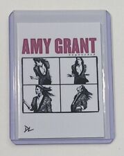 Amy Grant Limited Edition Limited Artist Signed “Unguarded” Trading Card 1/10 picture