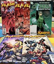 FLASHPOINT 1-5 + FCBD 1st Appearance Of Thomas Wayne as Batman #1,2 2nd Printing picture