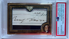 2022 Topps Gilded Collection Benjamin Harrison Cut Signature Auto 1/1 PSA AUTH picture
