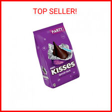 HERSHEY'S KISSES SPECIAL DARK Mildly Sweet Chocolate Candy Party Pack, 32.1 oz picture