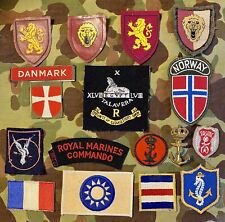 Lot of 15 different Foreign Military and Flag Patches some maybe WWII picture