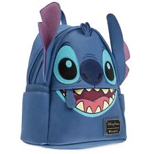 2023 Disney  Stitch Head Loungefly Mini Backpack *BRAND NEW* picture