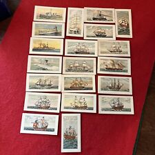 1930 Godfrey Phillips “Evolution Of The British Navy” Card Lot (19). All G-VG picture