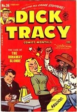 DICK TRACY #36 VG+ Chester Gould 