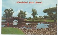Liliuokalani Park Hawaii Hilo Postcard  DT-26780-C 1967 Dexter Press Inc  picture