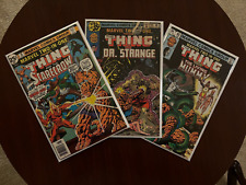 (Lot of 3 Comics) Marvel Two-In-One #18 #49 #95 (Marvel 1976-83) Living Mummy picture