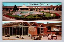 Cheyenne WY-Wyoming, Hitching Post Inn, Advertisement, Antique Vintage Postcard picture