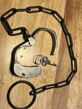 Antique E. D. Bean Handcuff With Chain picture