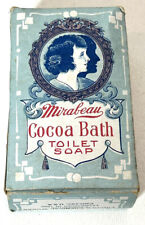 VINTAGE MIRABEAU COCOA BATH SOAP TOILET SOAP EMPTY ANTIQUE BOX picture