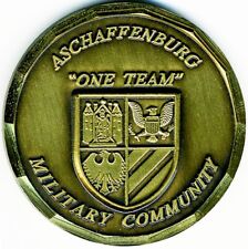 US Army Challenge Coin: Aschaffenburg Military Community 1945-1992 picture